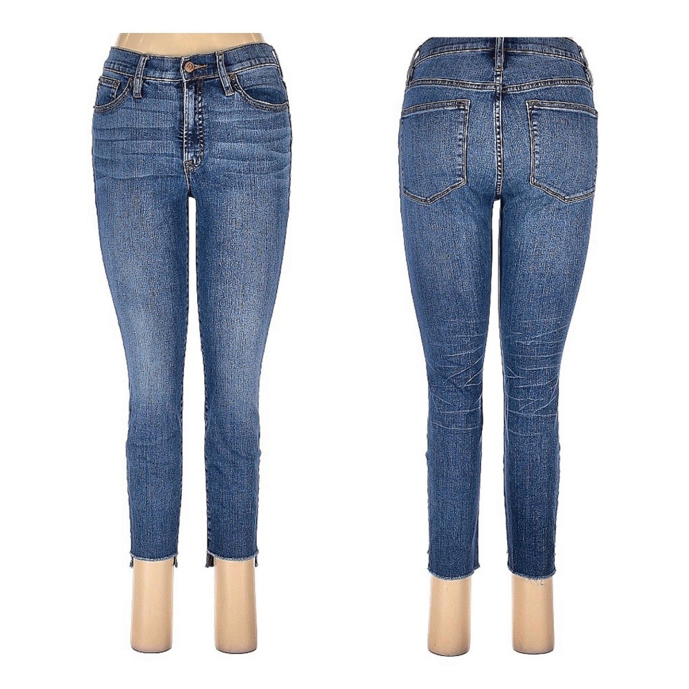 J. Crew Trademark 9” High Rise Toothpick Blue Jeans Size 28P